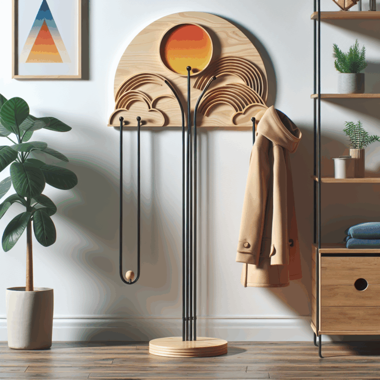 la solución para ordenar el hogar son estos percheros de pie de Leroy Merlin