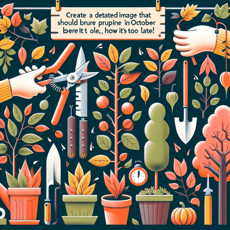 Plantas que debes podar en octubre antes de que sea demasiado tarde y cómo hacerlo