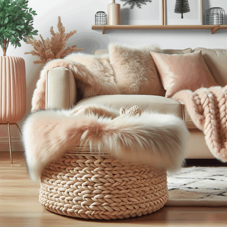 Primark lanza una cesta de pelo ideal para guardar las mantitas del sofá: es decorativa y barata