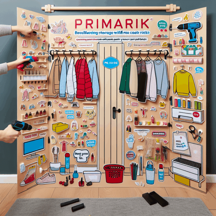 Primark soluciona la falta de espacio en los armarios transformando las puertas en percheros sin necesidad de hacer taladros