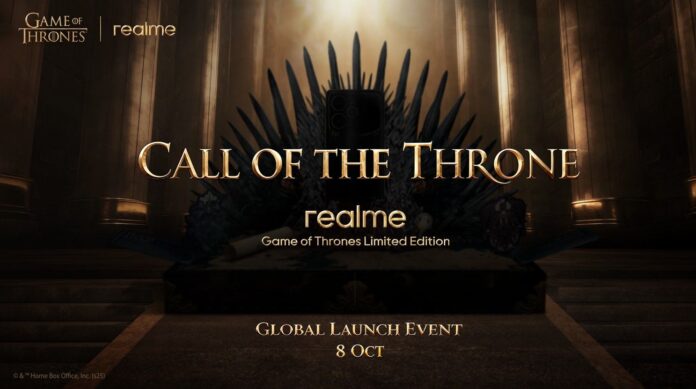 realme anuncia el primer smartphone inspirado en Juego de Tronos