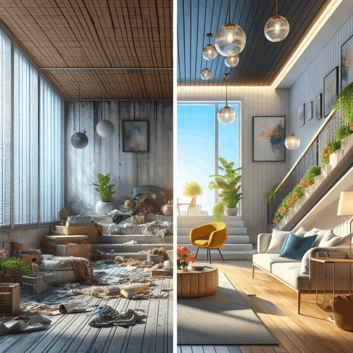 su propietaria la renovó con sus manos logrando una estancia bonita y moderna