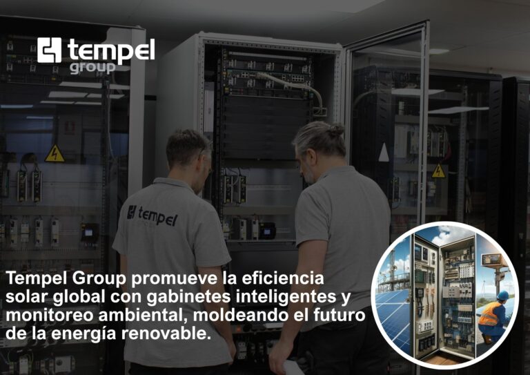 Tempel Group reafirma su liderazgo en eficiencia de plantas solares con su línea de cabinets