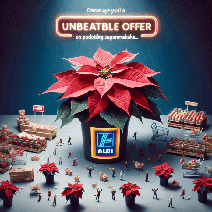 Aldi Supera a Lidl con una Flor de Pascua a Aldi adelanta a Lidl y lanza hoy una flor de Pascua tirada de precio