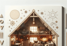 Ático Nórdico: Funcionalidad y Luz de Día, Calidez y Hygge Nocturno Ático nórdico: funcionalidad luminosa de día, calidez y hygge de noche