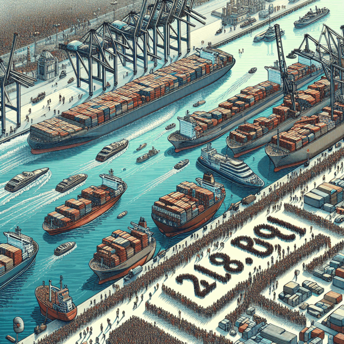 Aumento de 18.8 Millones en Pasajeros Marítimos en la UE A cruise ship in the port.