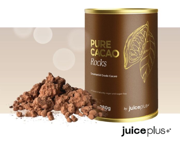Cacao: Un Ritual de Bienestar y Sabor con Juice Plus+ Juice Plus+ transforma el cacao en un ritual de bienestar y sabor