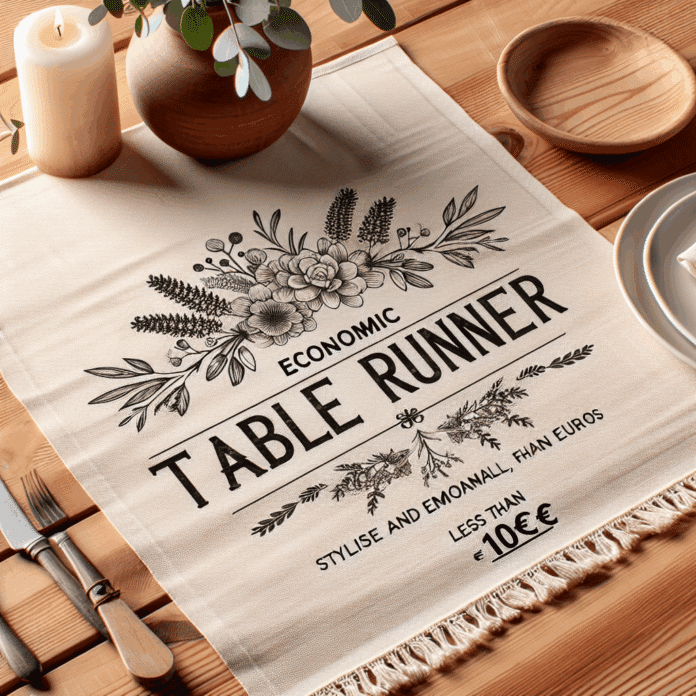 incorporan un camino de mesa y cuestan menos de 10 euros