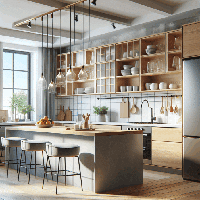 ahora es una cocina moderna y con muebles de Ikea