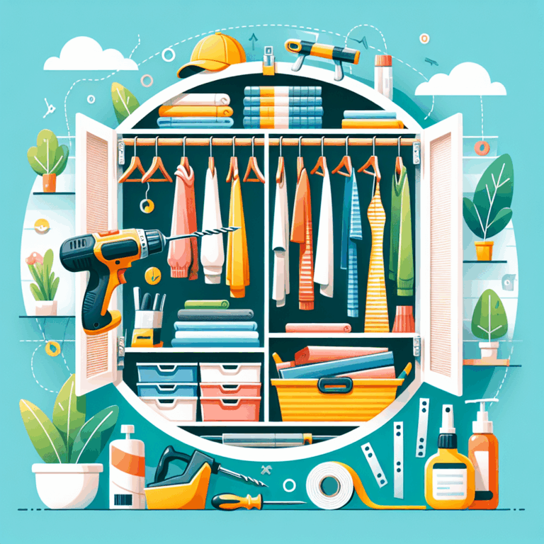 se cuelga en el armario sin taladro