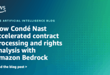 Cómo Condé Nast Aceleró el Procesamiento de Contratos y el Análisis de Derechos con Amazon Bedrock How Condé Nast accelerated contract processing and rights analysis with Amazon Bedrock
