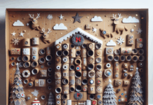 Crea un Espectacular Calendario de Adviento con Rollos de Papel Higiénico y una Caja de Cartón Cómo hacer un calendario de adviento usando rollos de papel higiénico y una caja de cartón: el resultado es espectacular