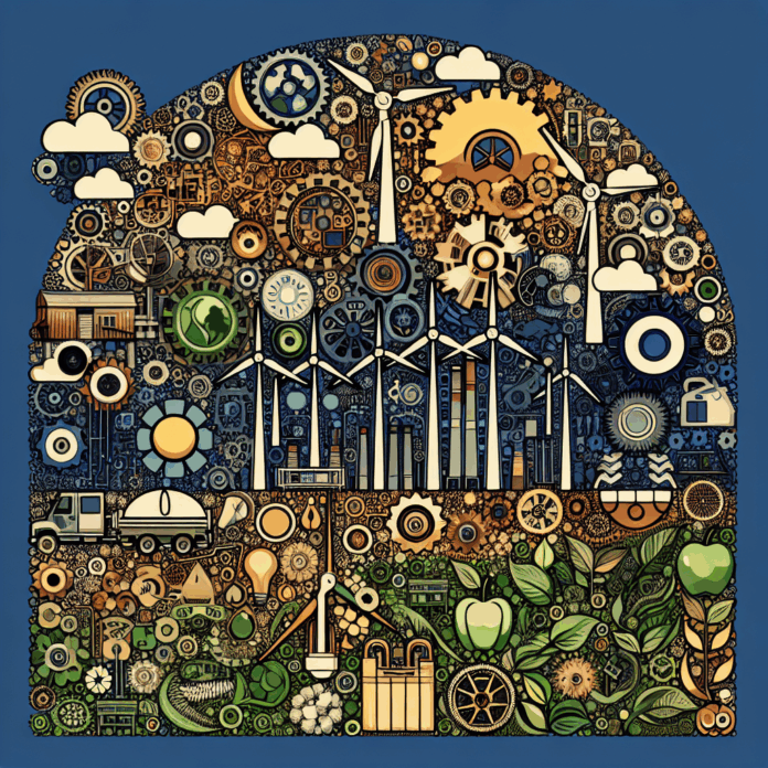 Combine harvesting crops.