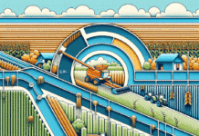 Disminución del Valor de la Producción Agrícola en un 0.9% en 2024 A field of wheat.