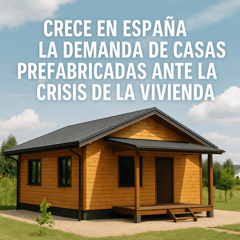 La demanda de casas prefabricadas se dispara en España en 2025