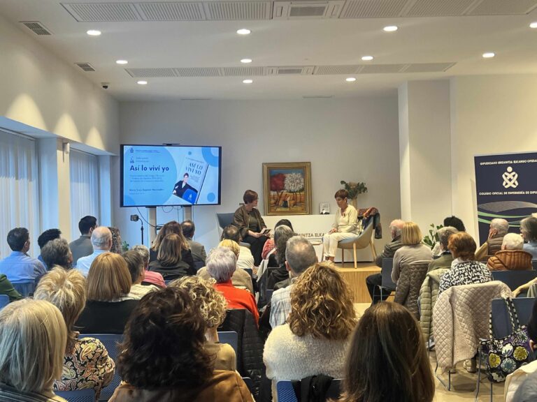 El COEGI presenta 'Así lo viví yo', memoria histórica de la enfermería guipuzcoana y su Colegio escrita por la expresidenta María Jesús Zapirain