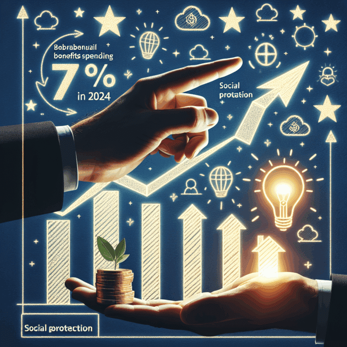 El gasto en beneficios sociales de la UE aumentará un young hand holding older hands