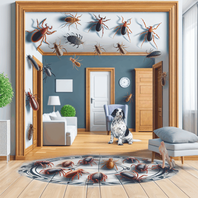 Eliminar pulgas y garrapatas en casa