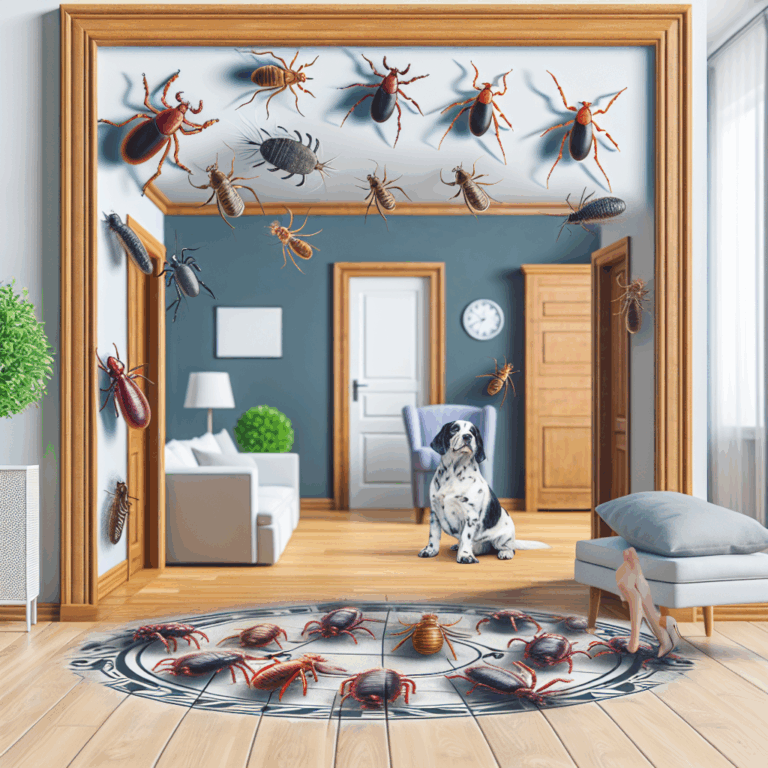 Eliminar pulgas y garrapatas en casa