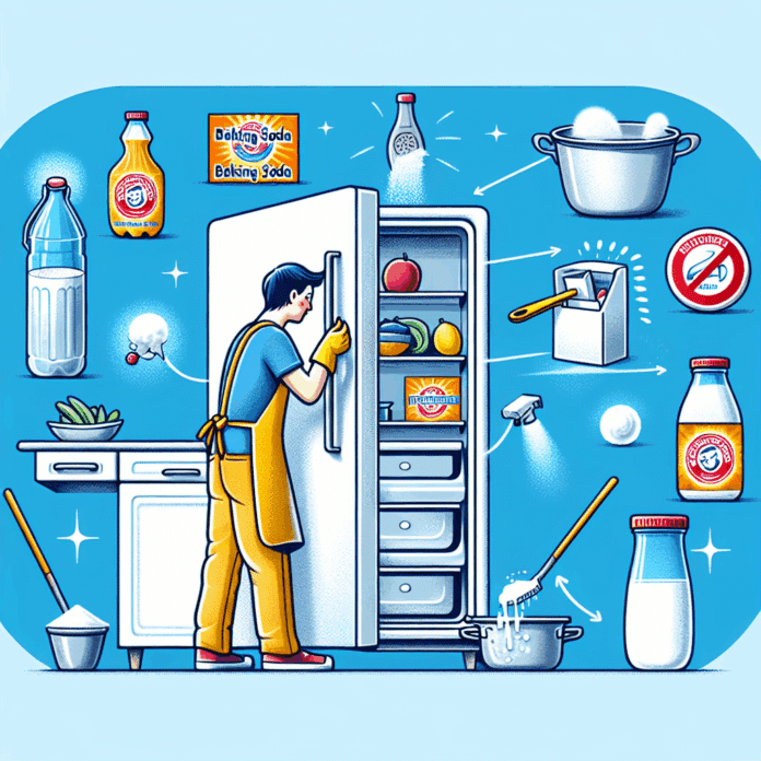 Eliminación de Olores y Limpieza del Frigorífico con Bicarbonato de Limpieza de frigorífico con bicarbonato