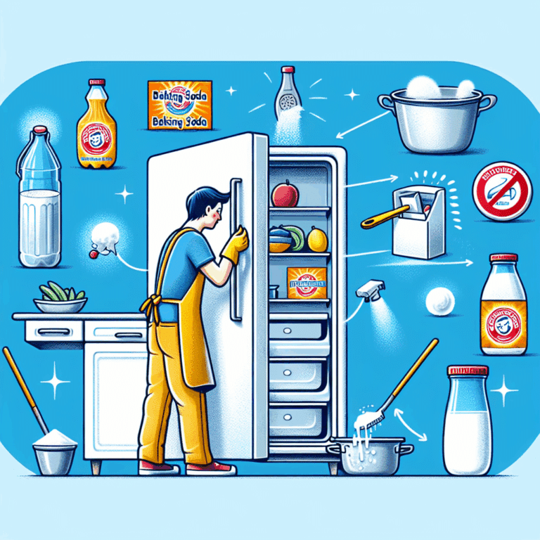 Limpieza de frigorífico con bicarbonato