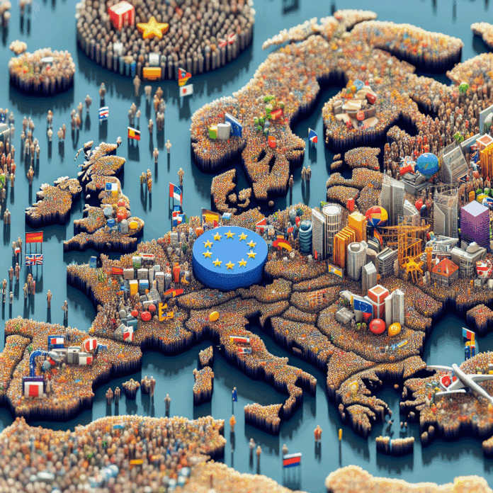 group of smiling people around a business table