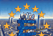 En 2023, el 10% del PIB de la UE se destinó a la sanidad: un reflejo del compromiso con la salud pública doctor holding a report with patient in the background