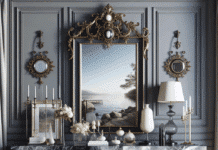 Espejos y Consolas: Estilo y Funcionalidad en tu Mueble Bajo añade una consola, un mueble bajo o espejos"