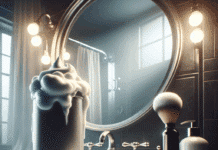 Espuma de Afeitar: La Solución Infalible para Espejos sin Vaho "La espuma de afeitar es infalible para evitar que los espejos del cuarto de baño se empañen después de la ducha"