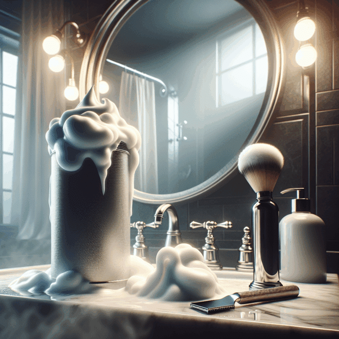 Espuma de Afeitar: La Solución Infalible para Espejos sin Vaho "La espuma de afeitar es infalible para evitar que los espejos del cuarto de baño se empañen después de la ducha"