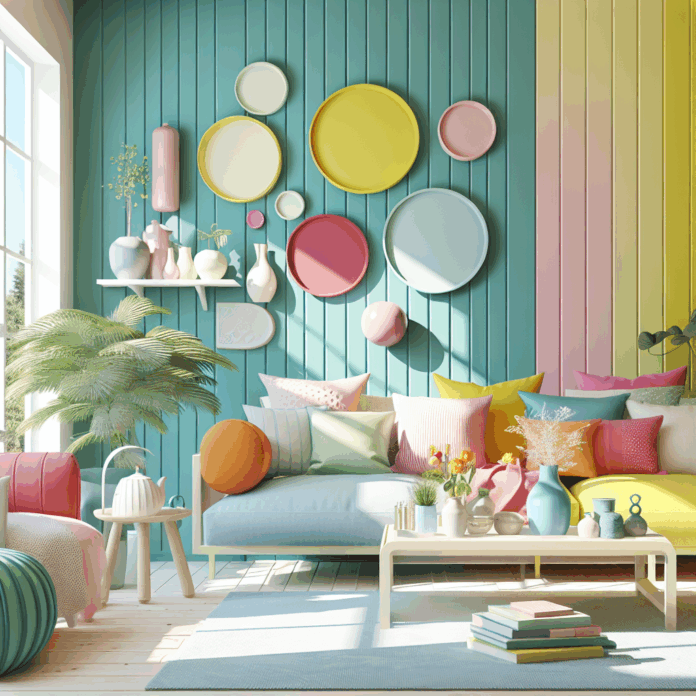 Estilo nórdico colorido: una decoración llena de optimismo