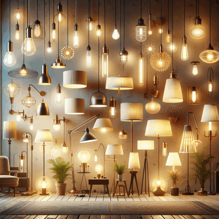 Ideas Creativas y Tipos de Lámparas para Iluminar Tu Espacio Iluminación de un salón moderno