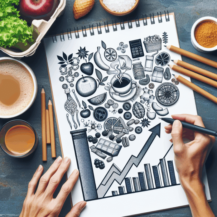 Two women shopping for food.