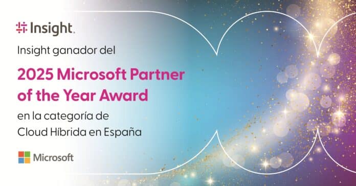 Insight Reconocido como Mejor Partner de Cloud Híbrida en España Insight gana el premio Microsoft FY25 Partner of the Year al Mejor Partner de Cloud Híbrida en España