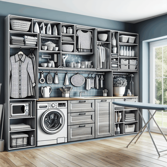 Integración Secreta de la Zona de Lavado y Planchado en Cómo integrar zona de lavado y planchado en la cocina, pero de forma secreta