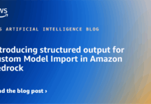 Introducción de Salida Estructurada para la Importación de Modelos Personalizados en Amazon Bedrock Introducing structured output for Custom Model Import in Amazon Bedrock
