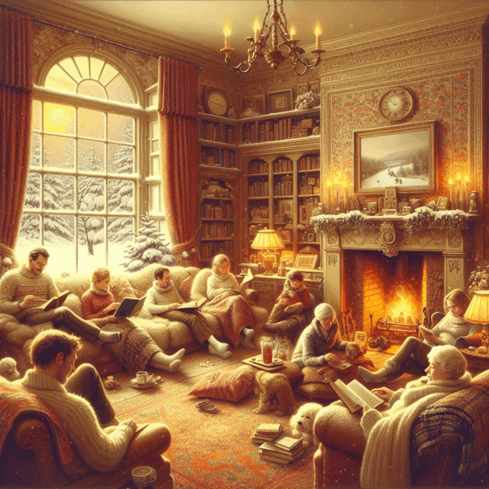 nada de estar en manga corta en el salón de casa en invierno”