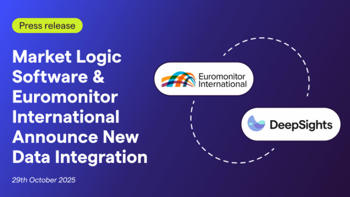 Market Logic Software y Euromonitor integran datos para ofrecer insights impulsados por IA a sus clientes