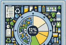 Más del 12% de los Materiales en la UE Provienen del Reciclaje made by 100% recicled products tag