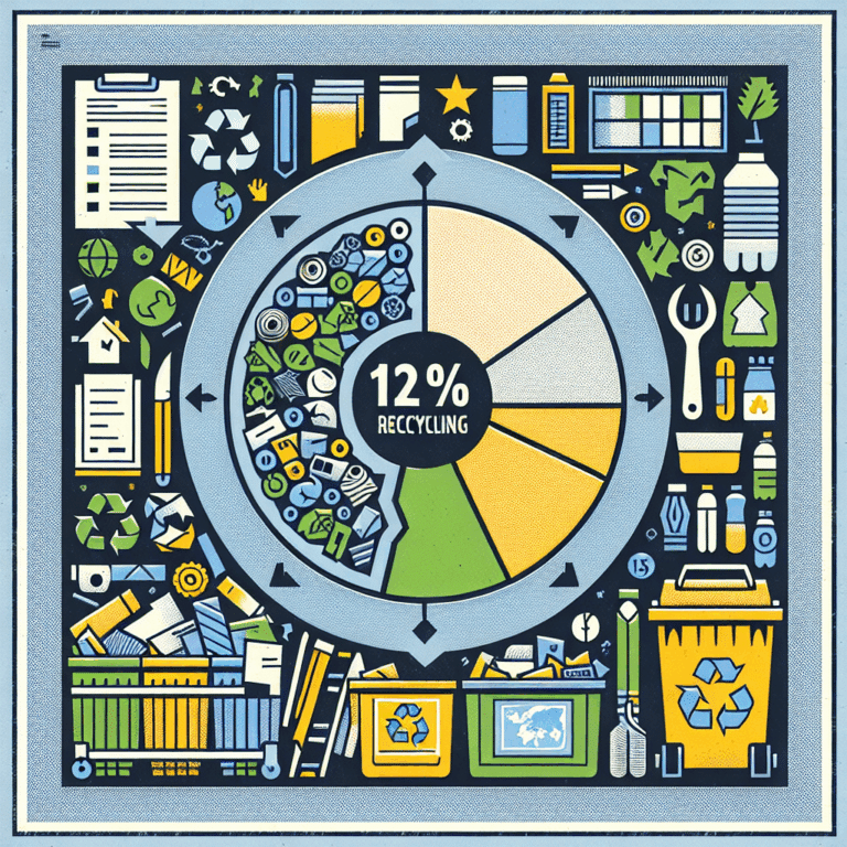 made by 100% recicled products tag