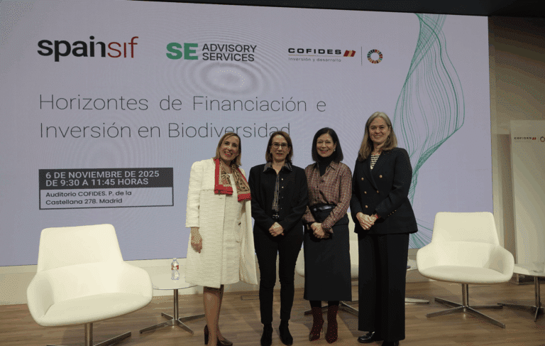 Más del 50% del sector financiero español ya excluye empresas que dañan la biodiversidad, según un nuevo informe de SE Advisory Services y Spainsif