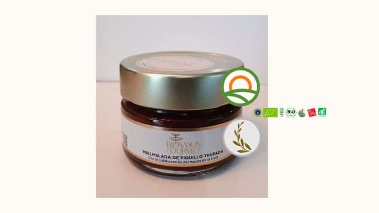 Tienda Allotarra describe la Mielmelada de Piquillo Trufada
