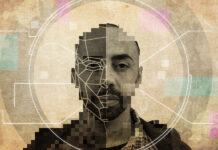 Organizaciones de Derechos Exigen Detener el Programa de Reconocimiento Facial Portátil de ICE This image shows a person's face with layers of pixelation throughout.