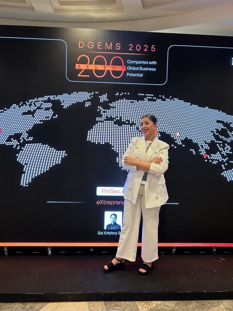 Patricia Sánchez representa a España en el evento internacional FORBES DGEMS 2025 en India