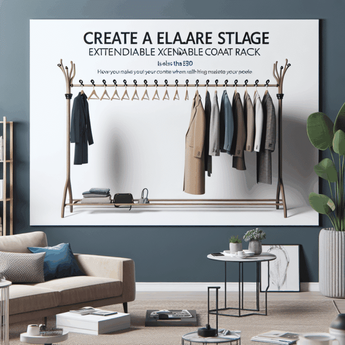 Perchero Extensible Económico: Calidad y Estilo por Menos de 18 un perchero extensible que cuesta menos de 18 euros