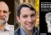 Reprogramando la Democracia: Conversación entre Bruce Schneier, Nathan E. Sanders y Cindy Cohn Rewiring Democracy with Bruce Schneier and Nathan E. Sanders in conversation with Cindy Cohn