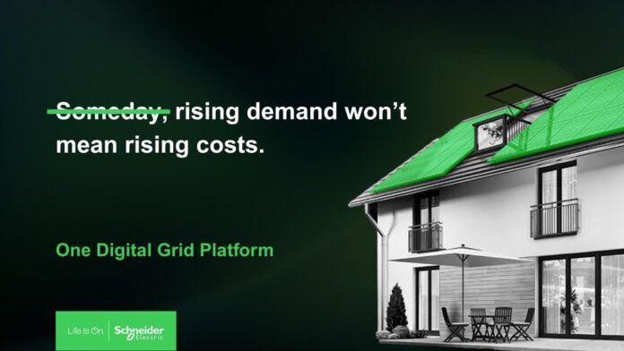 Schneider Electric Lanza One Digital Grid Platform para Modernizar Compañías Schneider Electric presenta One Digital Grid Platform para ayudar a las compañías eléctricas a modernizarse y afrontar los costes energéticos