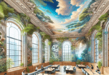 Transforma Espacios Interiores en Paisajes Naturales con Murales y Papel Pintado Interiores con paisajes: murales y papel pintado