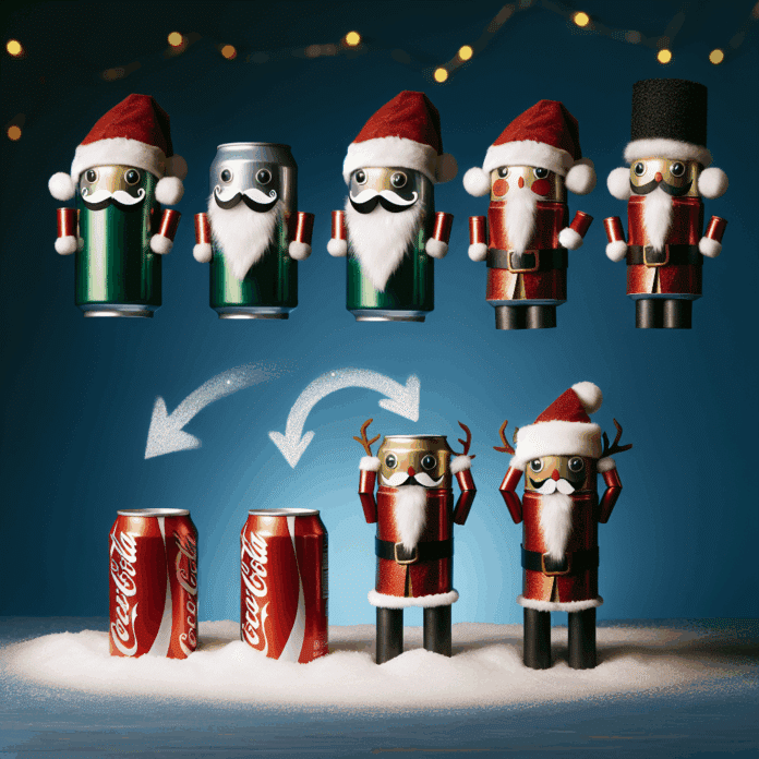 Cómo transformar unas latas de refresco en cascanueces navideños: vas a flipar con el resultado