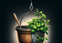 Transforma una Vieja Cacerola en una Elegante Jardinera para Colgar Plantas Así se convierte una vieja cacerola en una elegante jardinera para colgar plantas